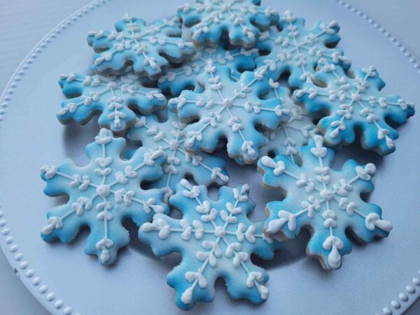 Snowflake Sugar Cookie Platter